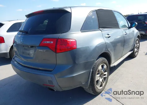 2009 Acura Mdx Technology Package z USA, uszkodzony, nr VIN 2HNYD28489H504762